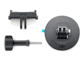 Akcesoria fotograficzne - Płaska baza samoprzylepna DJI Osmo (zestaw z dwukierunkowym adapterem systemem szybkiego montażu) Czarny - miniaturka - grafika 1