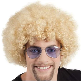 Boland Peruka party "Afro Mega", blond - Dodatki do strojów karnawałowych - miniaturka - grafika 1