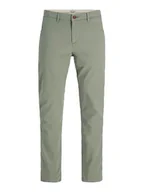 Spodnie męskie - Jack & Jones Spodnie chino w kolorze zielonym - miniaturka - grafika 1