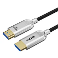 Kable - Unitek Kabel optyczny HDMI 2.0 AOC 4K 60Hz 70 m - miniaturka - grafika 1