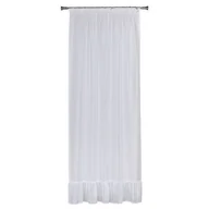 Firany - Firanka z taśmą EMILIA 140 x 260 cm kol biały - miniaturka - grafika 1