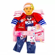 Domki dla lalek - Ubranko Dla Lalki Bobas Bluza Kolorowy Komplet - miniaturka - grafika 1
