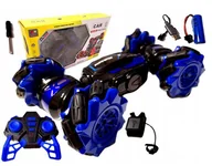 Zabawki zdalnie sterowane - Samochód Zdalnie Sterowany Ręką Gestami + Pilot Duży Rc Drift 4x4 Led 360° - miniaturka - grafika 1
