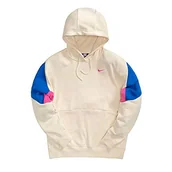 Swetry damskie - Nike NSW bluza damska typu sweter, Fossil/Game Royal/Cosmic Fuchs, L - miniaturka - grafika 1