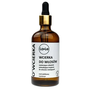 La-Le, wcierka do włosów siwiejących, pobudzająca krążenie, rozmaryn + ocet jabłkowy, 100 ml - Wcierki do włosów - miniaturka - grafika 1