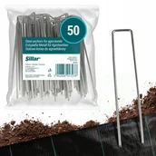 Agrowłókniny - Kotwy Szpilki 15Cm Metalowe Stalowe Ocynkowane Do Agrowłókniny Agrotkaniny - miniaturka - grafika 1