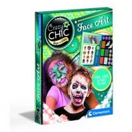 Zabawki kreatywne - Clementoni Zestaw do malowania twarzy Crazy Chic 5_782393 - miniaturka - grafika 1