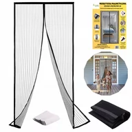 BIAŁA MOSKITIERA MAGNETYCZNA 100/90/80 x 220/210