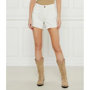 GUESS Jeansowe szorty Relaxed fit mid rise - Spodenki damskie - miniaturka - grafika 1