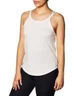 Koszulki i topy damskie - Nike Damska koszulka w Nk Yoga Strappy Tank Tank Top różowy Barely Rose/Htr/(Plum Chalk) X-L CQ8822 - miniaturka - grafika 1