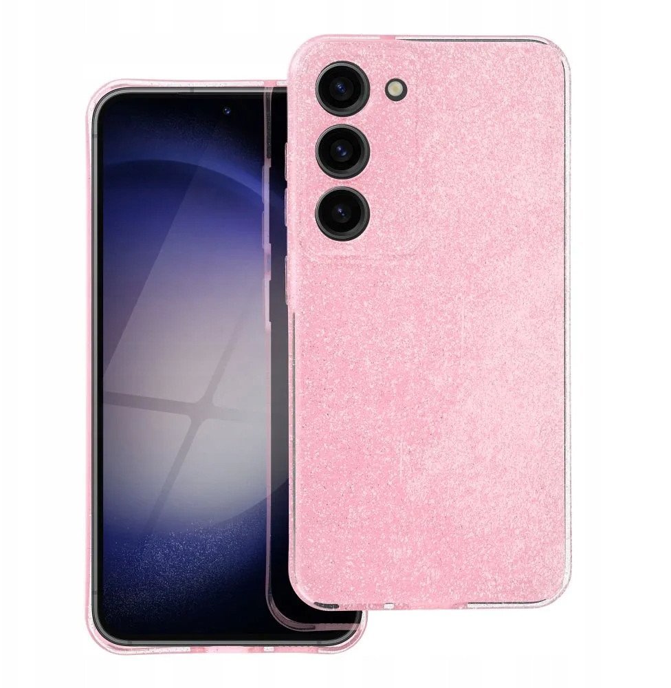 Futerał CLEAR CASE 2 mm BLINK do SAMSUNG A56 5G różowy