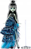 Lalki dla dziewczynek - Monster High Frankie Stein Lalka kolekcjonerska z oryginalną suknią HRL66 - miniaturka - grafika 1