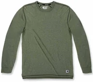 Koszulki męskie - Carhartt Koszulka Carhartt LWD LongSleeve CHIVE HEATHER - miniaturka - grafika 1