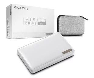 Gigabyte Dysk zewnętrzny SSD Vision Drive 1 TB Biały GP-VSD1TB GP-VSD1TB - Dyski SSD - miniaturka - grafika 1