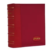 Albumy fotograficzne - Album zgrzewany BA na 200 zdjęć 10x15 cm, bez opisu, czarne strony CZARNY - miniaturka - grafika 1