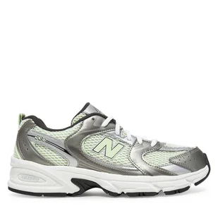Sneakersy New Balance GR530ADF Srebrny - Buty dla dziewczynek - miniaturka - grafika 1