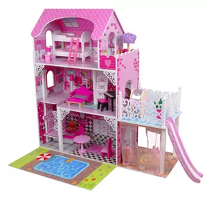 Import LEANToys Domek dla lalek Drewniany Willa Nadia LT-10217-0 - Domki dla lalek - miniaturka - grafika 1