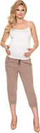 Spodnie ciążowe - PeeKaBoo Damskie spodnie ciążowe Sairu cappuccino S/M - miniaturka - grafika 1