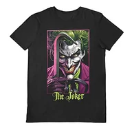 Koszulki męskie - Pyramid International Koszulka męska Joker, Czarny, S - miniaturka - grafika 1