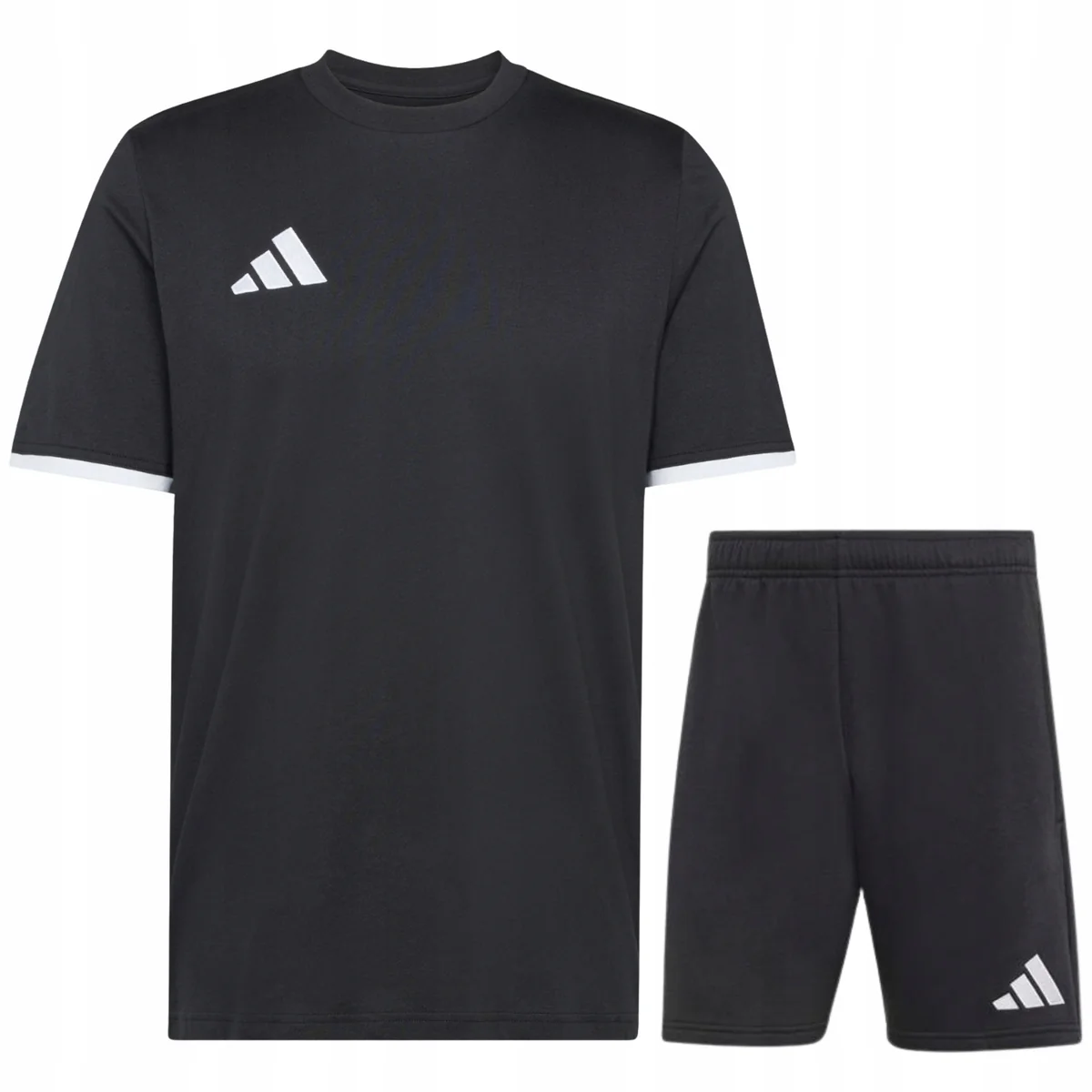 Zestaw Męski ADIDAS Bawełniany Komplet Koszulka T-SHIRT + SPODENKI r. L