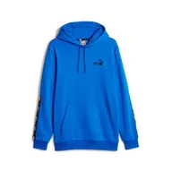 Bluzy męskie - Bluza z kapturem męska Puma ESS+ TAPE FL niebieska 84904047-M - miniaturka - grafika 1