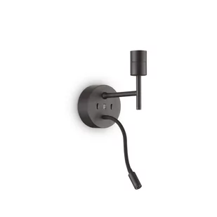 Ideal Lux Podstawa kinkietu SET UP MAP2 czarna 259826 - Lampy ścienne - miniaturka - grafika 1