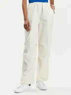 Spodnie damskie - Hugo Spodnie materiałowe Hafisa 50511331 Écru Baggy Fit - miniaturka - grafika 1