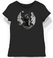 Koszulki i topy damskie - Koszulka damska czarna z motywem magicznego czarodzieja S - miniaturka - grafika 1