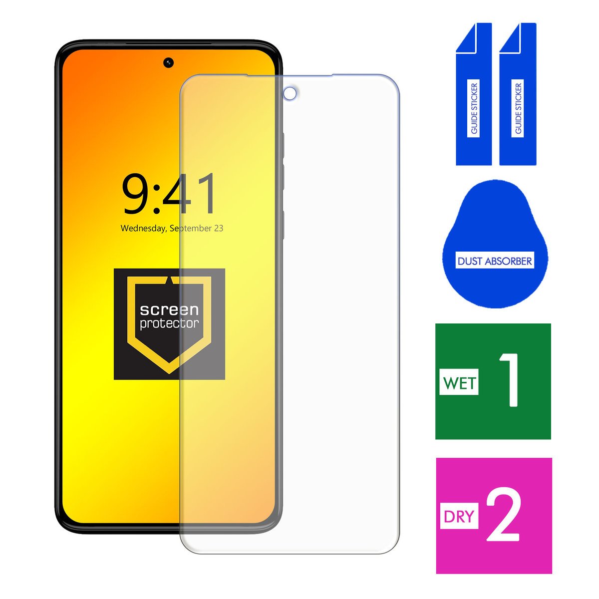 SZKŁO HARTOWANE DO MOTOROLA MOTO G84 5G SZYBKA 9H OCHRONNE PANCERNE