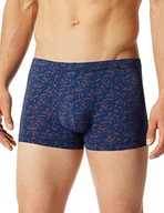 Spodenki damskie - Schiesser Szorty męskie bielizna, niebiesko-pomarańczowy, 4 - miniaturka - grafika 1