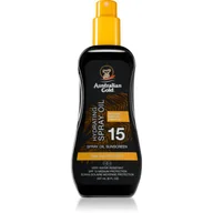 Balsamy i kremy do opalania - Australian Gold Australian złoty SPF 15 Spray Oil - miniaturka - grafika 1