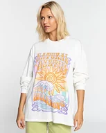 Koszulki i topy damskie - BILLABONG Podstawowa koszulka damska biała S/8 - miniaturka - grafika 1