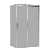 Kabiny prysznicowe - Kabina prysznicowa Laurena 120x80x200 cm szkło dymione profil chrom Wellneo - miniaturka - grafika 1