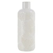 Wazony i flakony - Wazon EUROFIRANY Romina 02 12 x 33 cm Kremowy - miniaturka - grafika 1