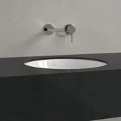 Umywalki - Villeroy & Boch Loop & Friends Umywalka podblatowa 38 cm bez przelewu weiss alpin 4A520101 - miniaturka - grafika 1