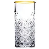 Szklanki - Komplet 4 wysokich szklanek Timeless Gold 450 ml PASABAHCE - miniaturka - grafika 1