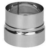 Rury i kanały wentylacyjne - EQUATION Złączka nierdzewna 120 mm - miniaturka - grafika 1