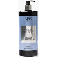 Pozostałe akcesoria do kąpieli i SPA - APIS Who's The Boss Energizujący Żel Do Mycia Ciała 3w1 1000 Ml - miniaturka - grafika 1