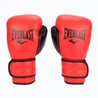 Rękawice bokserskie - Rękawice bokserskie męskie Everlast Powerlock Pu czerwone EV2200 - miniaturka - grafika 1