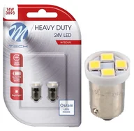 Żarówki samochodowe - 2x Żarówka T4W Led Osram 24V Ba9s 4xSMD 2835 biała - miniaturka - grafika 1