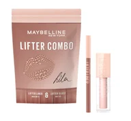 Palety i zestawy do makijażu - Maybelline x Lila Janowska Lifter Combo zestaw do makijażu ust Lifter Liner 05 + Lifter Gloss 02 - miniaturka - grafika 1