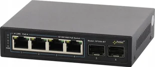 SFG64WP-BT PULSAR Switch PoE 6-portowy Gigabit Ethernet 2x SFP 4x PoE++ - Switche - miniaturka - grafika 1