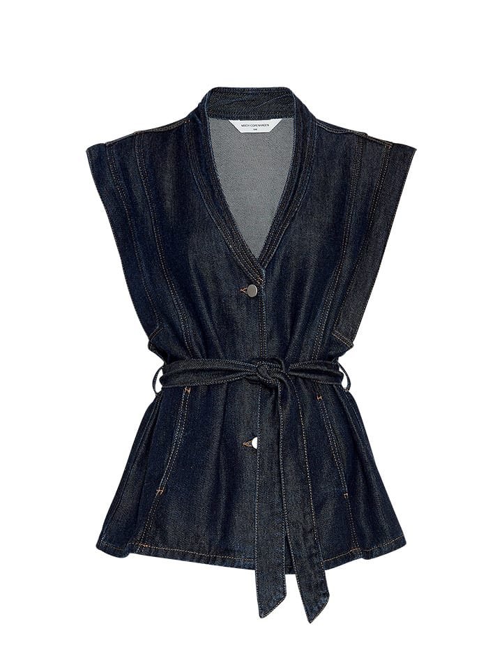 MOSS COPENHAGEN Kamizelka dżinsowa 