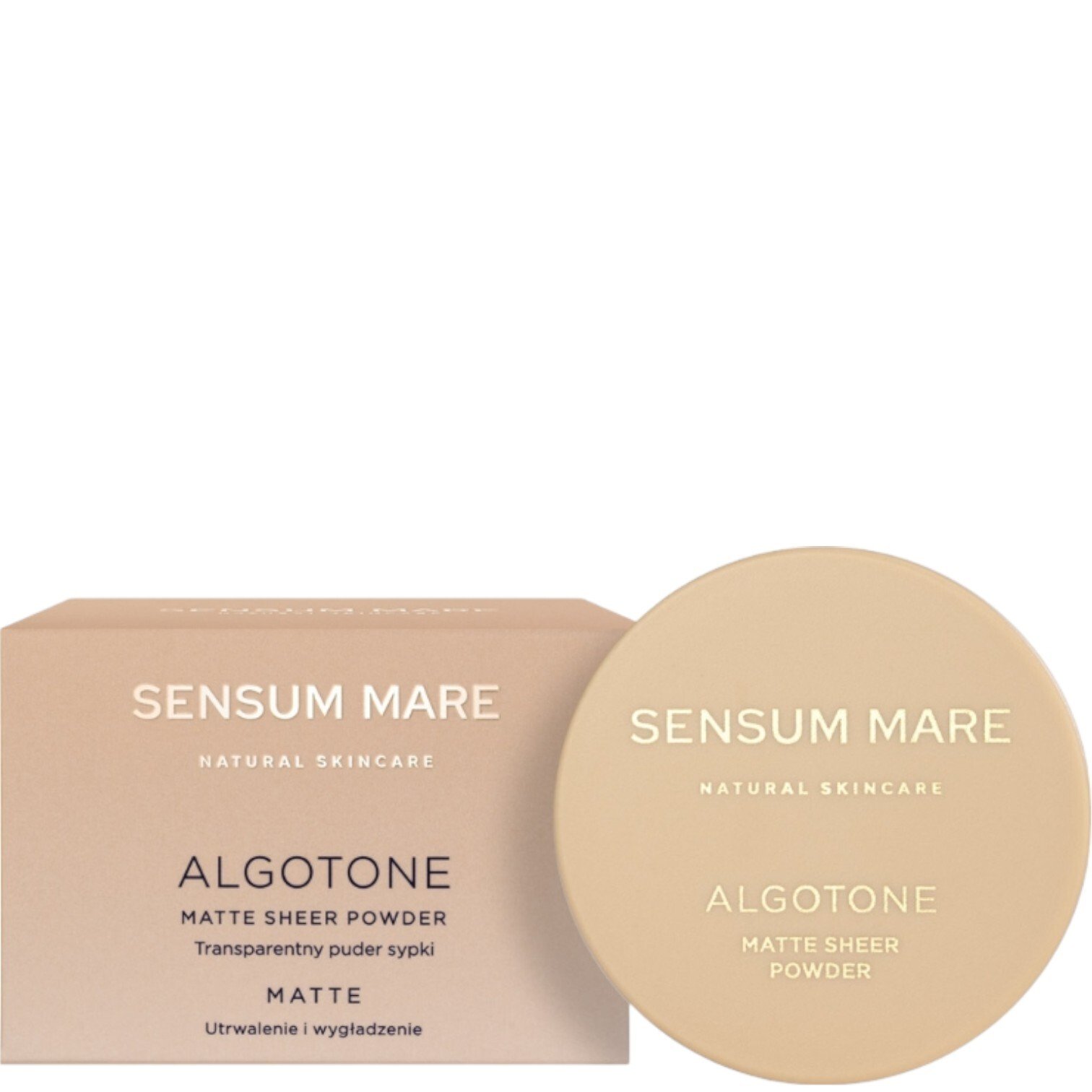 Sensum Mare Algotone Transparentny puder sypki, Matte