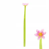 Cienkopisy - DŁUGOPIS Kwiatek dwa kolory CIENKOPIS dla dziecka - miniaturka - grafika 1