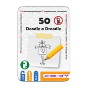 Gry planszowe - Podróżne łamigłówki The Purple Cow - 50 Doodle A Droodle uniw - miniaturka - grafika 1