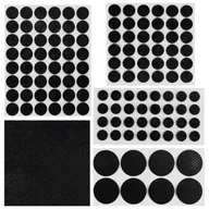 Meble modułowe i akcesoria - PODKŁADKI FILCOWE PIANKOWE POD KRZESŁA MEBLE SAMOPRZYLEPNE ZESTAW 125szt - miniaturka - grafika 1