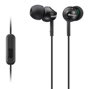 Sony MDR-EX110AP czarne - Słuchawki - miniaturka - grafika 1