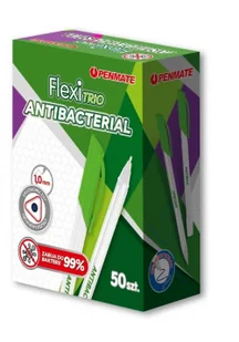 Penmate Długopis Flexi Trio Jet ANTIBACTERIAL w opakowaniu 50 szt. - Długopisy - miniaturka - grafika 3