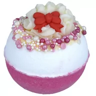 Kosmetyki do kąpieli - Bomb Cosmetics Scarlet Ribbons Bath Blaster musująca kula do kąpieli 160g - miniaturka - grafika 1